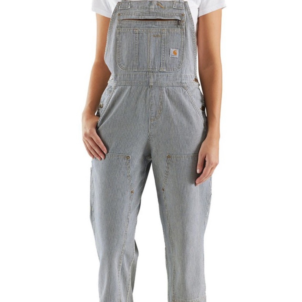 Carhartt Gray Denim Overalls